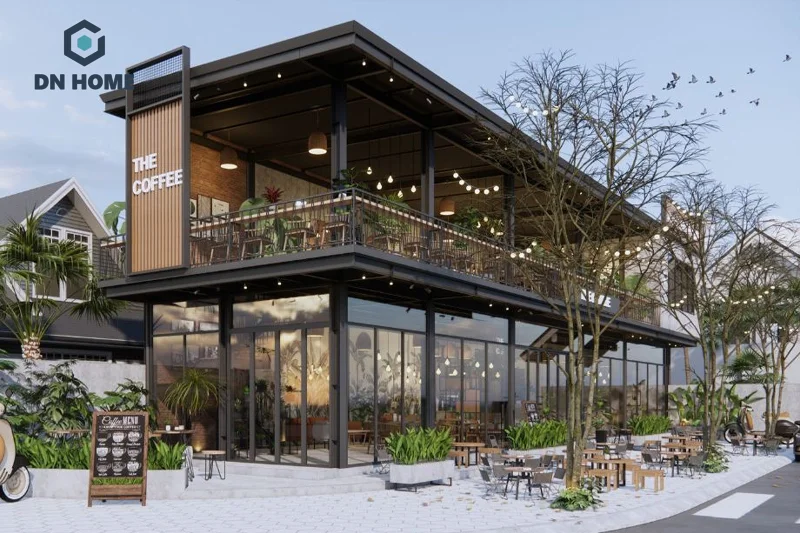 Ánh sáng tự nhiên là yếu tố không thể thiếu khi thiết kế quán cafe lô góc