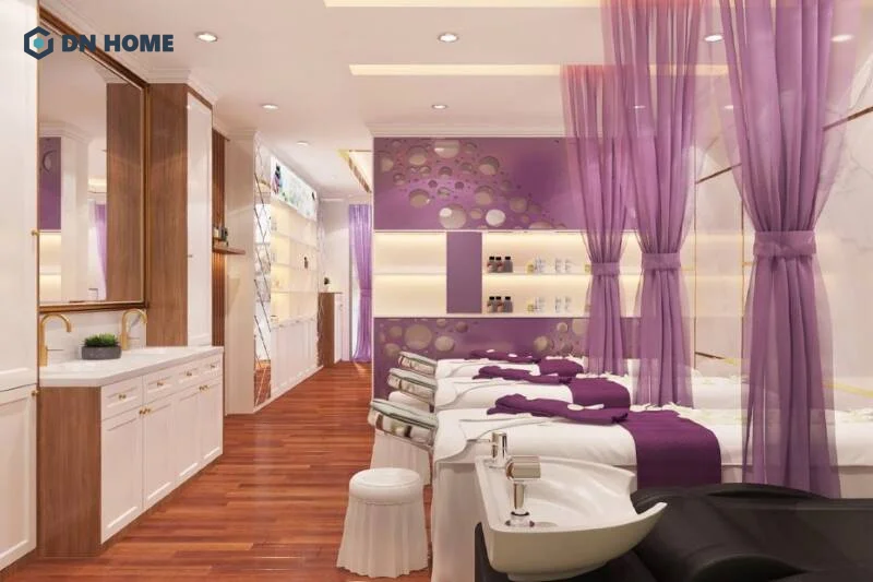 Thiết kế spa nhỏ 20m2 nhằm đảm bảo tính thẩm mỹ, tiện nghi và tối ưu vận hành