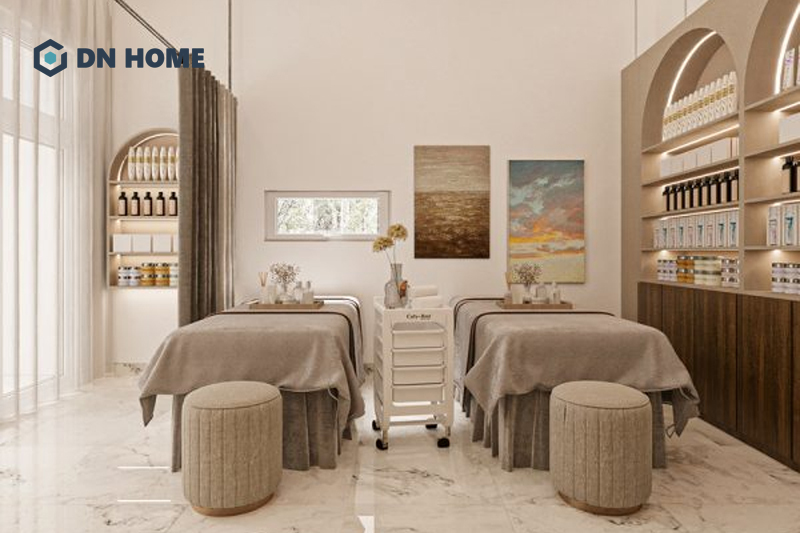 Cần bố trí nội thất bên trong phòng spa hợp lý để tối ưu vận hành, nâng cao trải nghiệm khách hàng