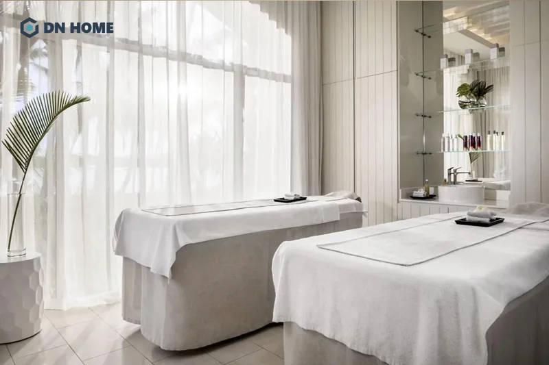 Phong cách thiết kế hiện đại được nhiều chủ kinh doanh spa gội đầu dưỡng sinh mini lựa chọn
