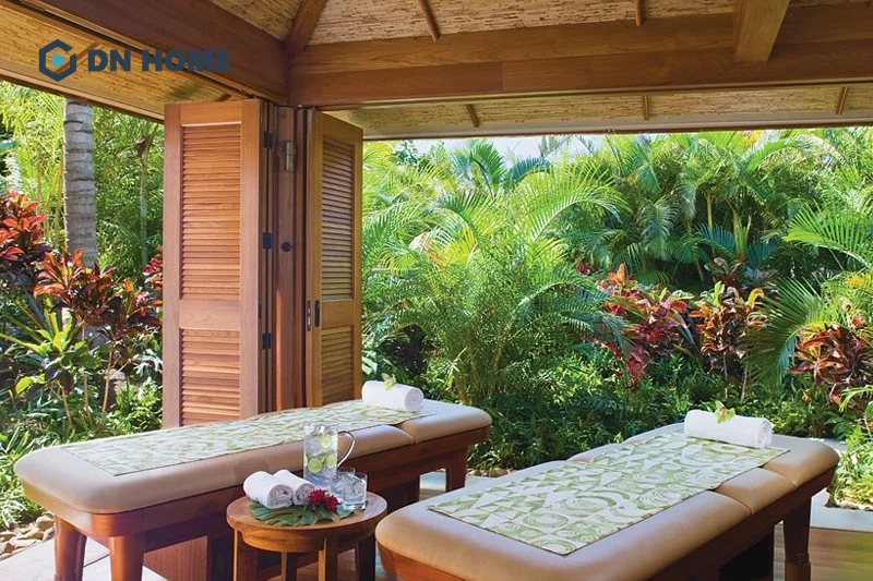 Ánh sáng tự nhiên là yếu tố không thể thiếu khi thiết kế spa phong cách thiên nhiên