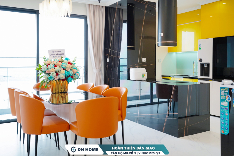 Dự án thiết kế - thi công - sản xuất trọn gói nội thất căn hộ Vinhome Q.9 của chủ đầu tư Mr.Viễn