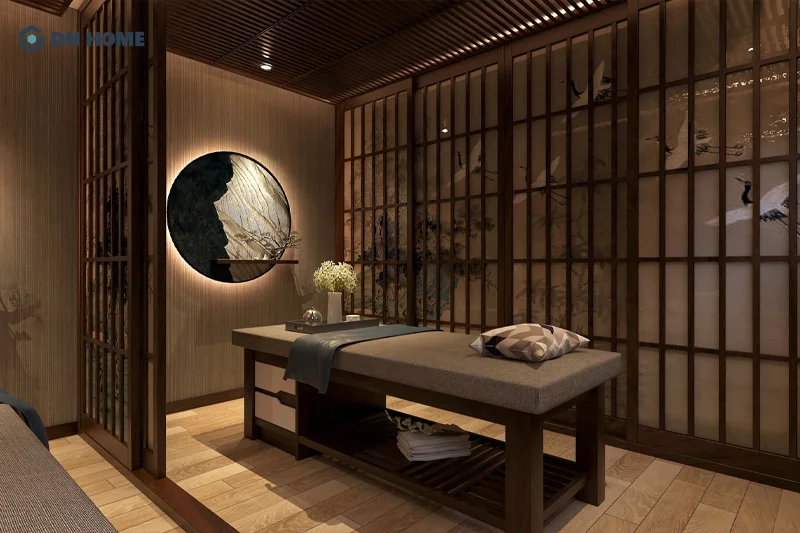 Nội thất bên trong spa cần đạt chuẩn về kích thước, công năng và sự tiện nghi