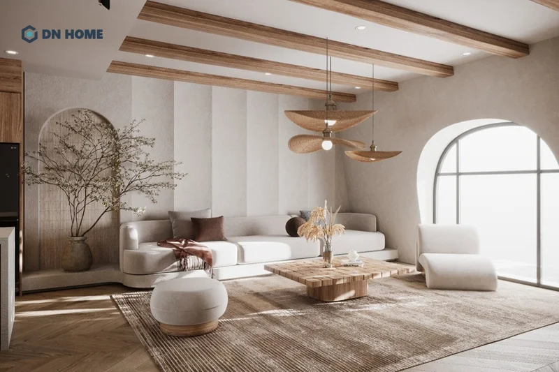 Sự không hoàn hảo là đặc trưng được thể hiện rõ nhất trong phong cách nội thất Wabi Sabi 