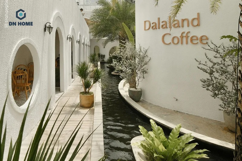 Dalaland Coffee là quán cafe mang đến cảm giác như bước vào khu nghỉ dưỡng ven biển Địa Trung Hải