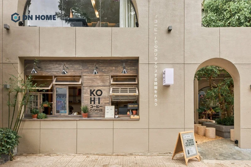 Kohi Coffee sử dụng các tone màu liên quan đến thiên nhiên làm chủ đạo khi thiết kế nội thất