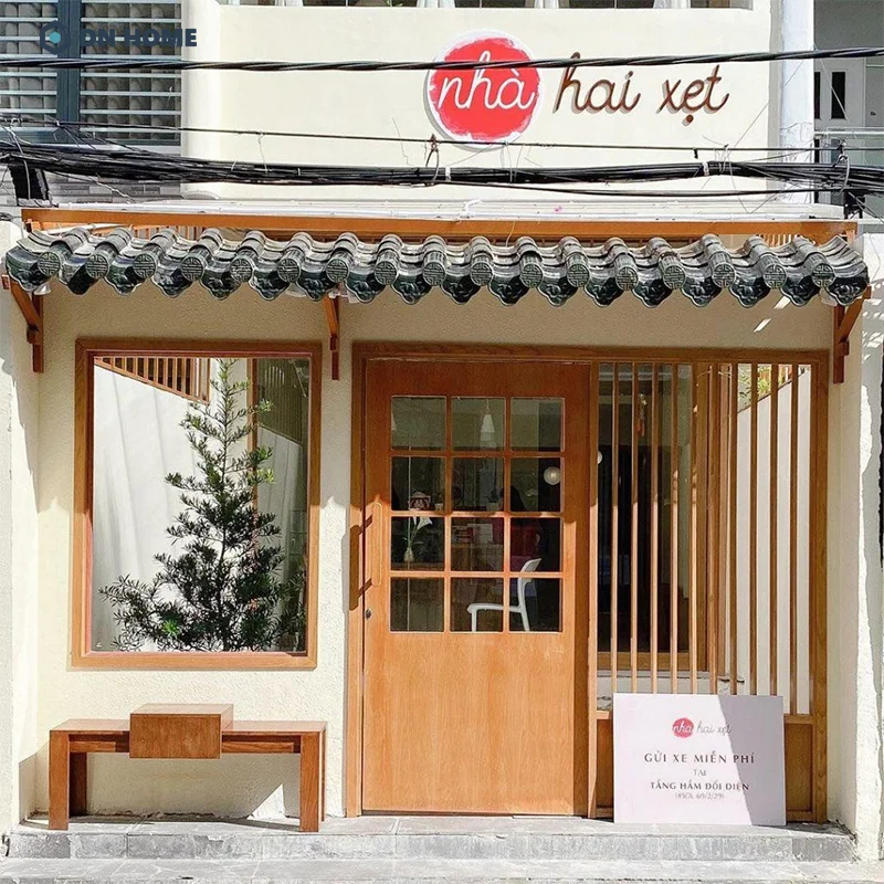 Nhà Hai Xẹt là quán cafe có sự kết hợp hài hòa giữa phong cách Nhật Bản và truyền thống Việt Nam