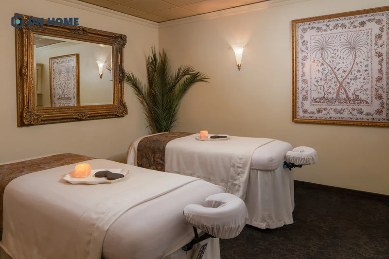 Phong cách vintage mang đến vẻ đẹp nhẹ nhàng, tạo không gian ấm cúng và gần gũi cho spa