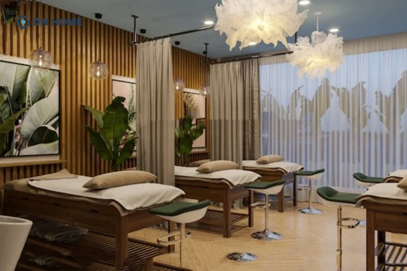 Thiết kế spa phù hợp với nhóm đối tượng khách mục tiêu giúp dễ dàng thu hút khách hàng