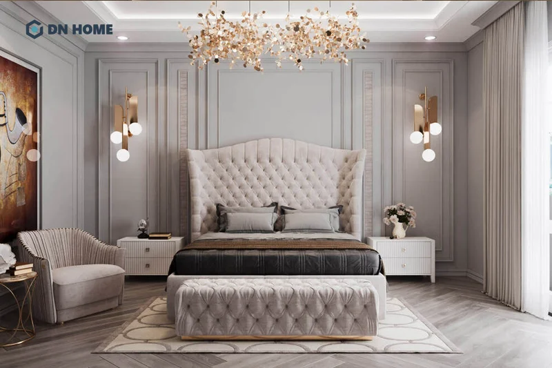 Vẻ đẹp hiện đại và cổ điển giao thoa tinh tế trong thiết kế nội thất khách sạn phong cách tân cổ điển