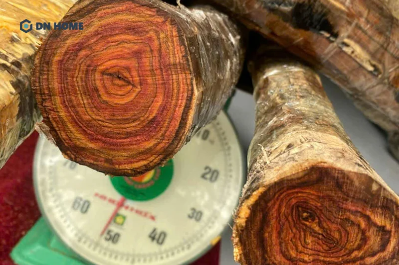 Hiện tại, gỗ cây sưa có trọng lượng khoảng 1000 kg/m³, bạn có thể dựa vào yếu tố này để nhận biết