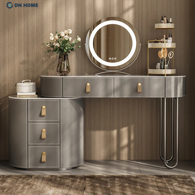 Mẫu bàn trang điểm thiết kế theo phong cách hiện đại với thông số kích thước phổ thông