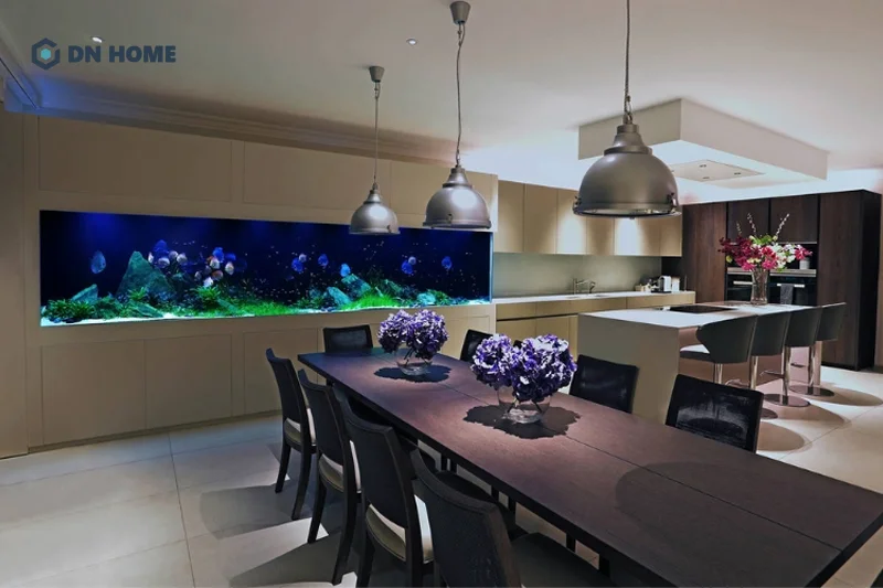 Ví dụ với những người mệnh Thủy nên bố trí thêm bể cá trong nhà để nâng cao nguồn năng lượng tích cực