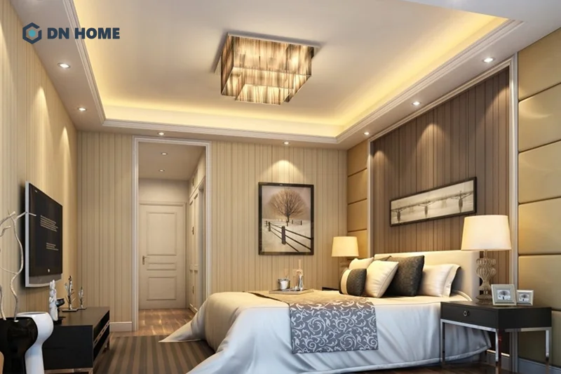 Cần dựa vào phong cách thiết kế tổng thể để lựa chọn mẫu trần thạch cao phù hợp cho phòng ngủ