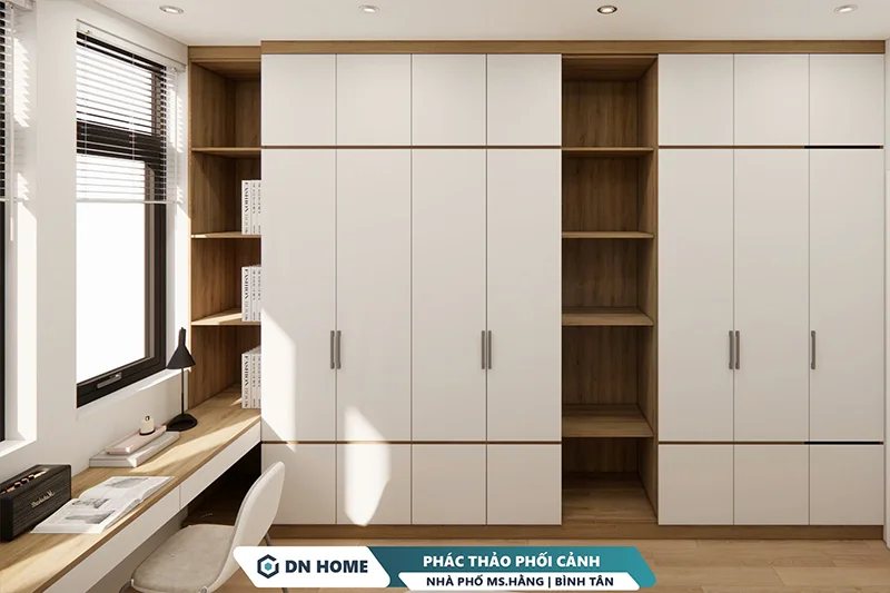 Không gian nội thất được Nội Thất Điểm Nhấn bố trí tối ưu diện tích và ánh sáng tự nhiên
