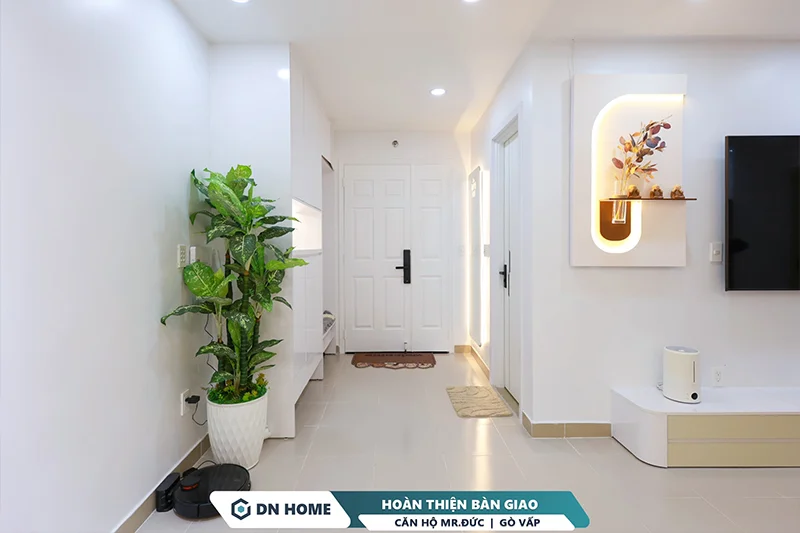 Căn hộ chung cư phong cách hiện đại được thi công nội thất trọn gói bởi Nội Thất Điểm Nhấn 