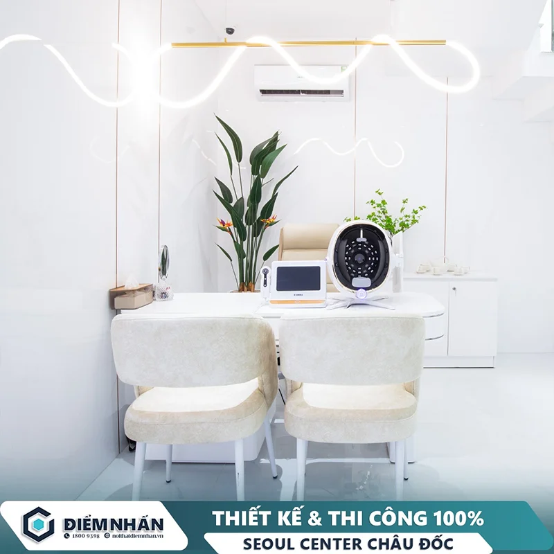 Nội Thất Điểm Nhấn thi công nội thất chuyên nghiệp giúp nâng cao trải nghiệm khách hàng khi đến thẩm mỹ viện