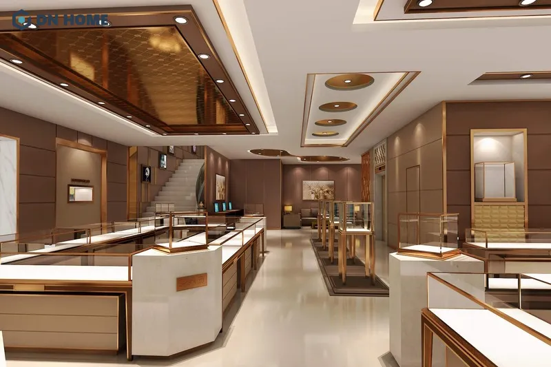 Đầu tư vào thiết kế - trang trí cửa hàng trang sức đóng vai trò quan trọng trong việc nâng cao hiệu quả kinh doanh