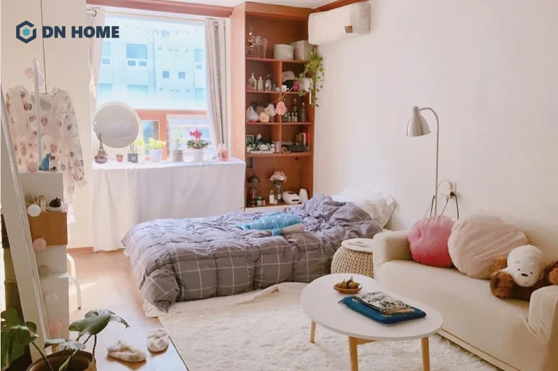 Phòng ngủ không giường được thiết kế tạo không gian thư giãn, nghỉ ngơi hoàn toàn tại nhà