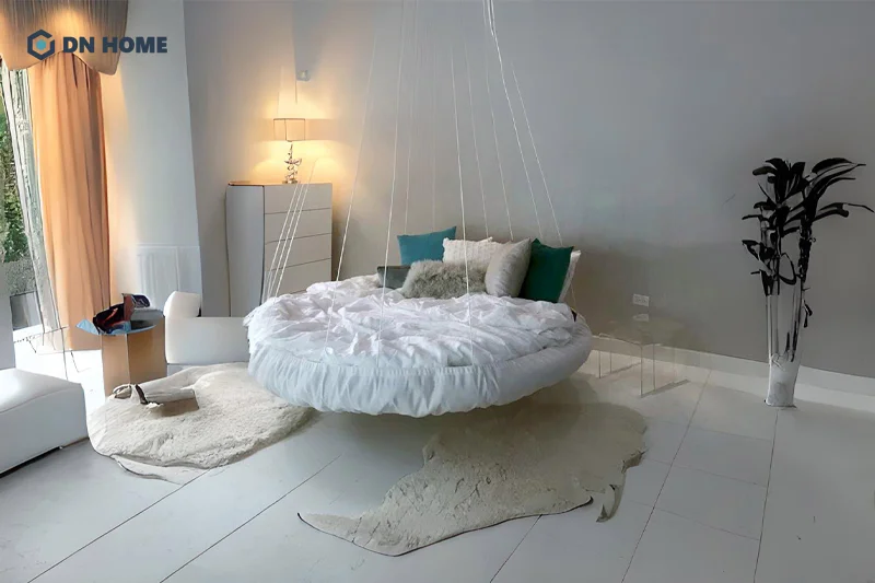 Đệm ngủ treo tường giúp bạn thể hiện được cá tính riêng và tạo nên điểm nhấn độc đáo cho phòng ngủ