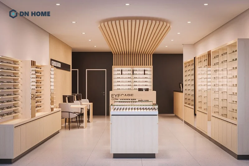 Ưu điểm khi ứng dụng phong cách hiện đại vào thiết kế shop là tối ưu chí, thời gian hiệu quả