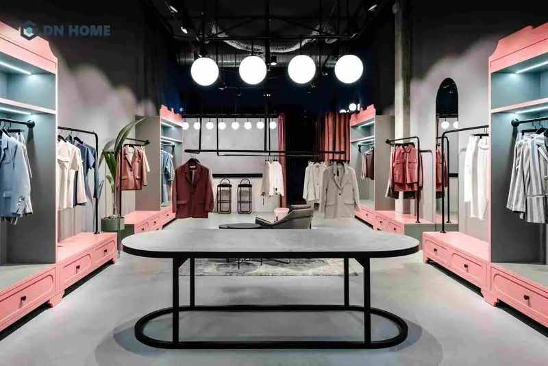 Cửa hàng được thiết kế theo phong cách Boutique hướng đến vẻ đẹp độc đáo và mới lạ