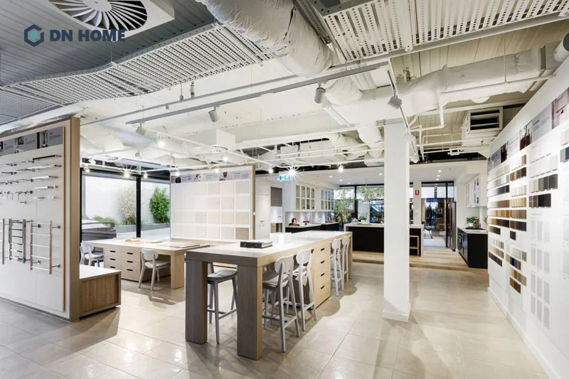 Showroom vật liệu xây dựng cần ưu tiên trưng bày sản phẩm một cách trực quan và khoa học 