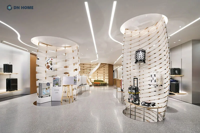 Showroom được thiết kế theo phong cách Boutique thường sử dụng các chi tiết độc đáo 