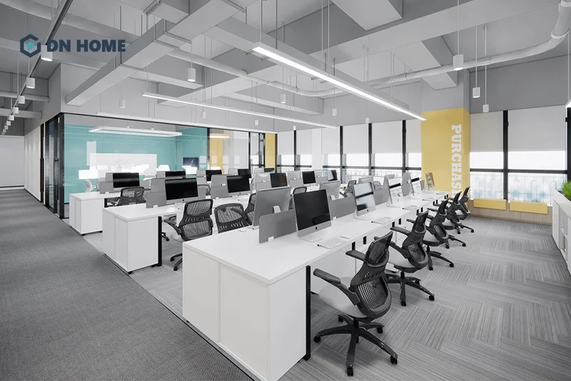 Đơn vị thiết kế nội thất văn phòng cần đảm bảo thể hiện được rõ dấu ấn hình ảnh thương hiệu