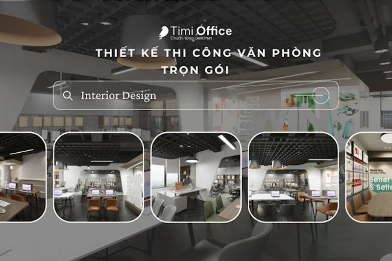 Timi Office là công ty thiết kế văn phòng TPHCM trọn gói uy tín, tư vấn và báo giá minh bạch