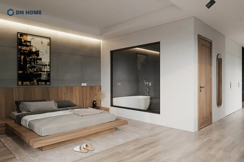 Tùy thuộc nhu cầu, sở thích và diện tích mà gia chủ đưa ra quyết định có nên thiết kế nhà vệ sinh trong phòng ngủ hay không