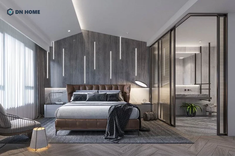 Tối thiểu nhà vệ sinh thiết kế khép kín trong phòng ngủ phải có diện tích từ 2 - 3 mét vuông