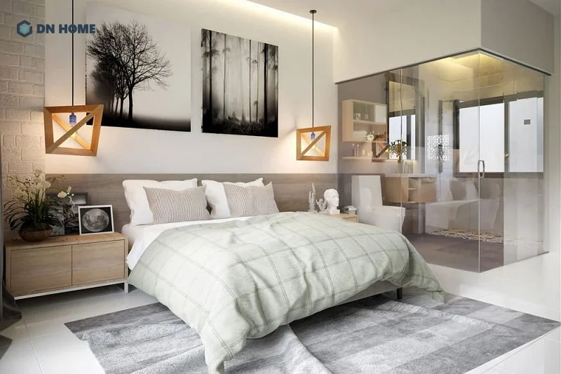 Nên tránh đặt nhà vệ sinh trong phòng ngủ ở những hướng xấu như Tây Nam, Nam và Đông Bắc