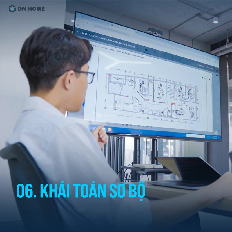 Nội Thất Điểm Nhấn cung cấp bản khái khoán sơ bộ về chi phí dựa trên phương án thiết kế đã duyệt