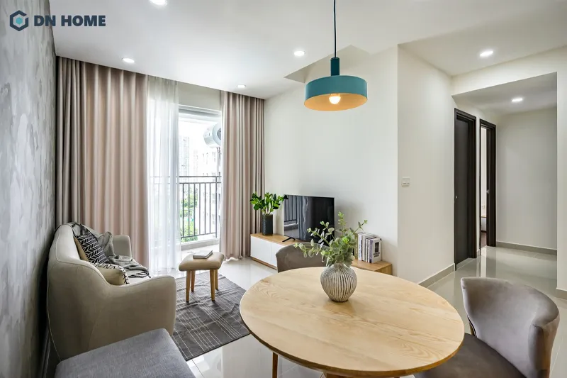 Phong cách thiết kế Bắc Âu mang đến không gian ấm cúng cho căn hộ nhỏ 65m2