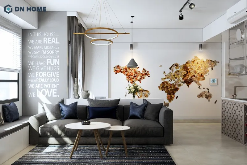 Việc tận dụng ánh sáng tự nhiên sẽ mang thêm nhiều dương khí cho không gian sống