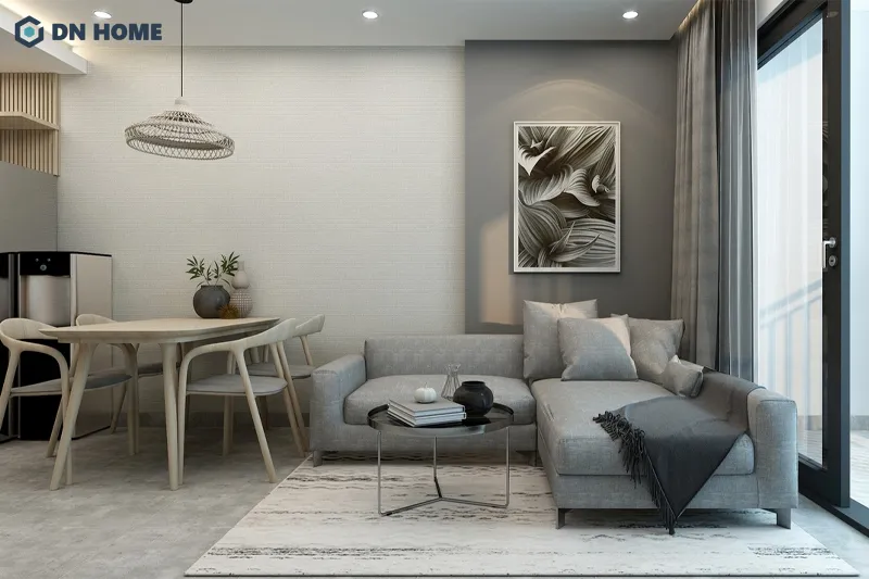 Phong cách tối giản ưu tiên sử dụng nội thất có đường nét thanh mảnh, tinh gọn