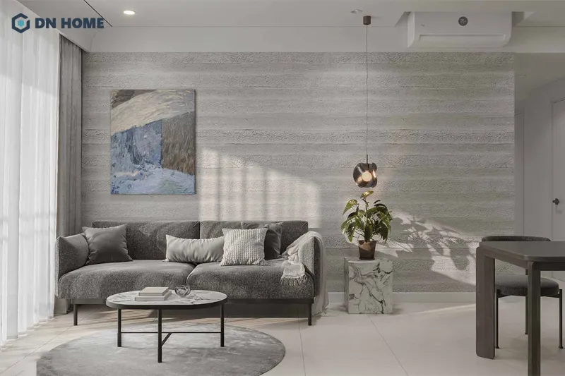 Chung cư 2 phòng ngủ phong cách hiện đại tập trung vào đường nét tối giản, tinh tế