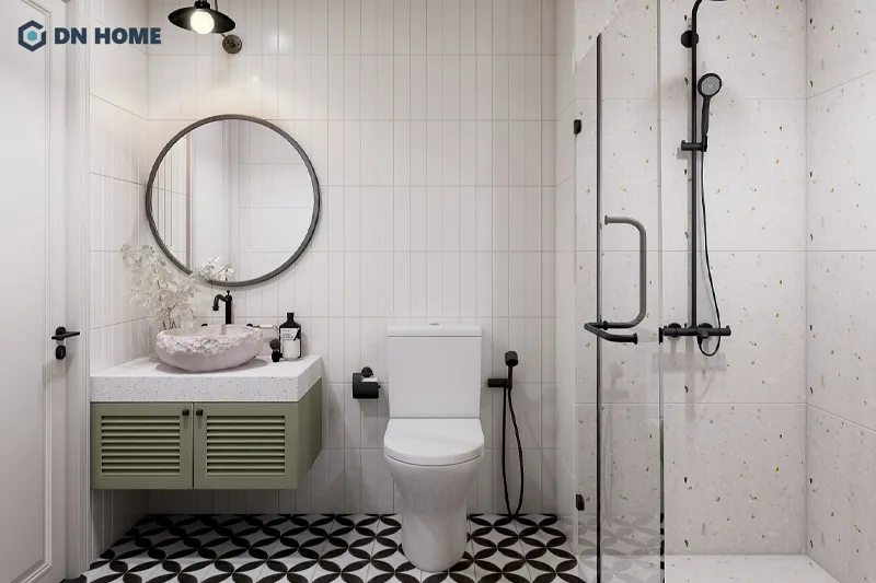 Gạch bông họa tiết làm nổi bật phong cách thiết kế Indochine