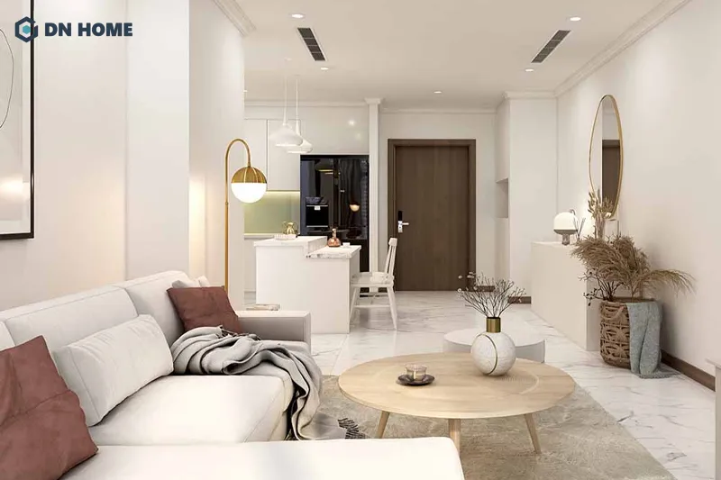 Các đường nét mềm mại, nhẹ nhàng là đặc trưng của phong cách thiết kế Bắc Âu