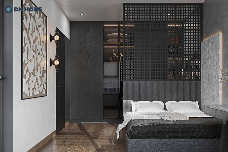 Phong cách hiện đại mang đến vẻ đẹp tinh tế cho không gian nội thất chung cư 45m2