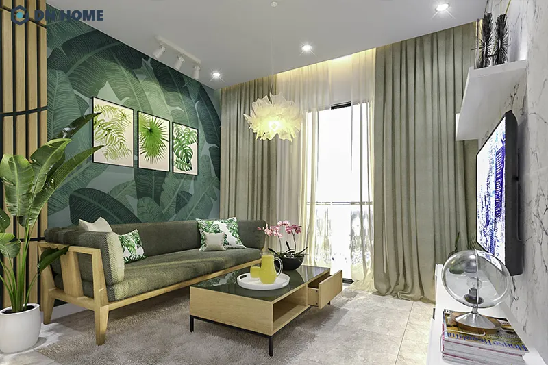 Phong cách Tropical mang đến không gian sống tràn đầy năng lượng, sức sống 