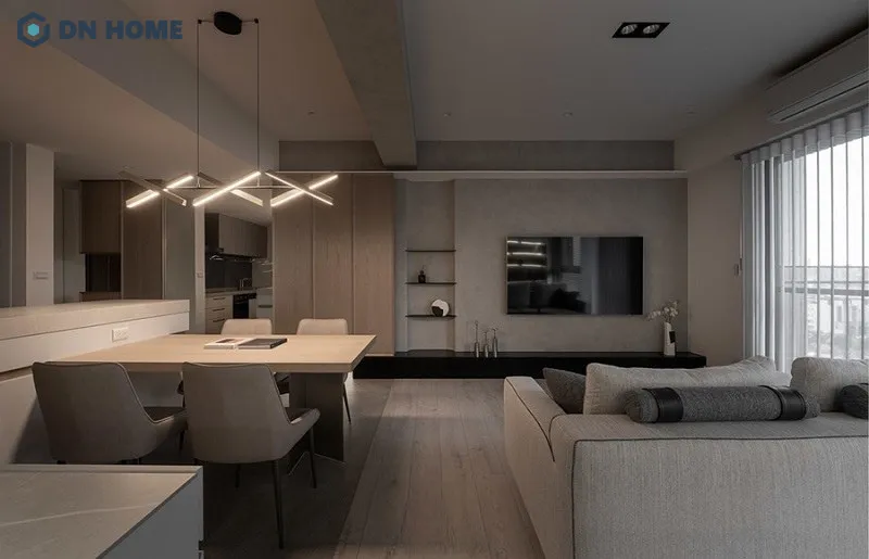 Phong cách thiết kế tối giản giúp không gian trở nên sang trọng, hiện đại