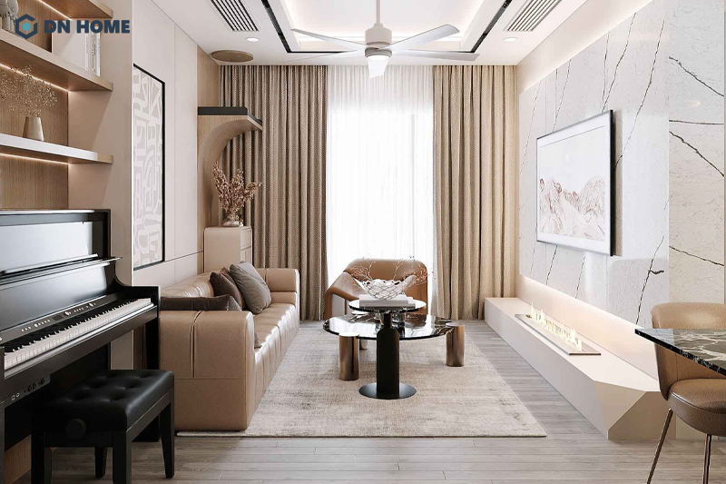 Diện tích 70m2 cho phép gia chủ linh hoạt lựa chọn phong cách thiết kế theo sở thích