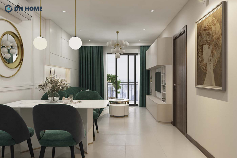 Phong cách Luxury mang đến vẻ đẹp sang trọng, quý phái cho căn hộ chung cư 70m2