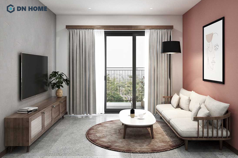 Không nên sử dụng quá nhiều nội thất cồng kềnh trong không gian chung cư 70m2