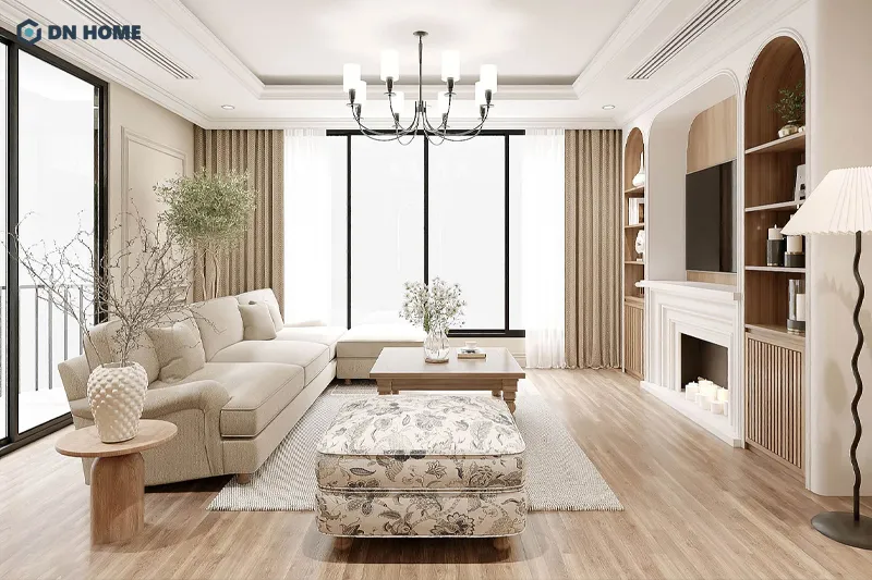 Chung cư 3 phòng ngủ tổng diện tích 90m2 nên ưu tiên sử dụng màu sắc sáng, trung tính