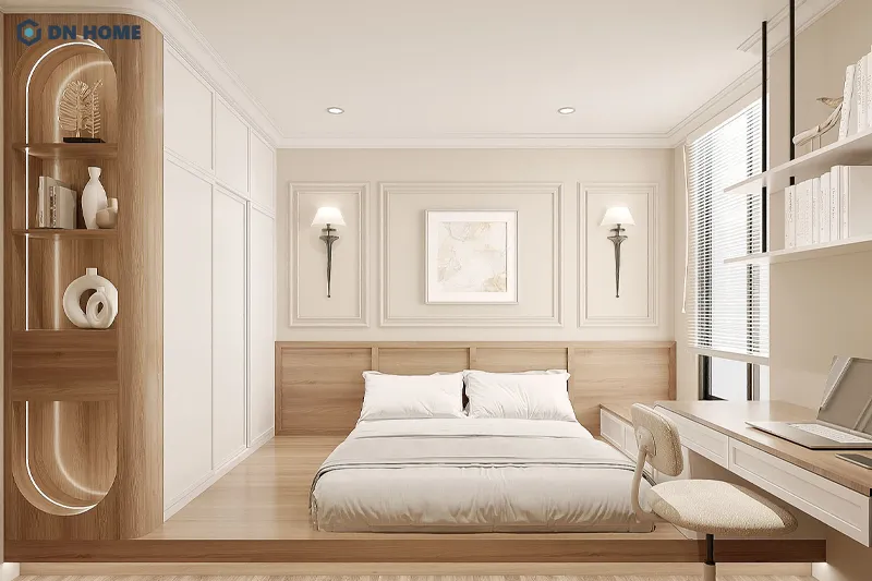 Với 3 phòng ngủ, nên tận dụng nguồn ánh sáng tự nhiên để tránh cảm giác bí bách và chật chội