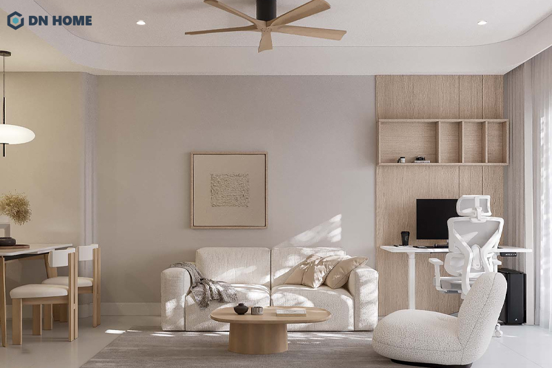 Chung cư mini phong cách tối giản tập trung vào sự tiện nghi và công năng sử dụng thực tế