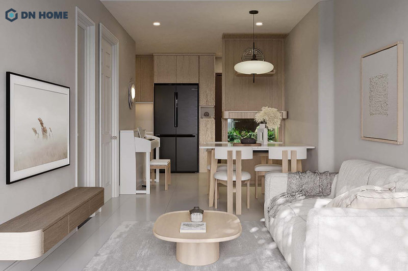 Ánh sáng tự nhiên là yếu tố không thể thiếu trong thiết kế căn hộ mini phong cách tối giản